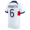 Original Fußballtrikot Paris Saint-Germain Verratti 6 Auswärtstrikot 2023-24 Für Herren